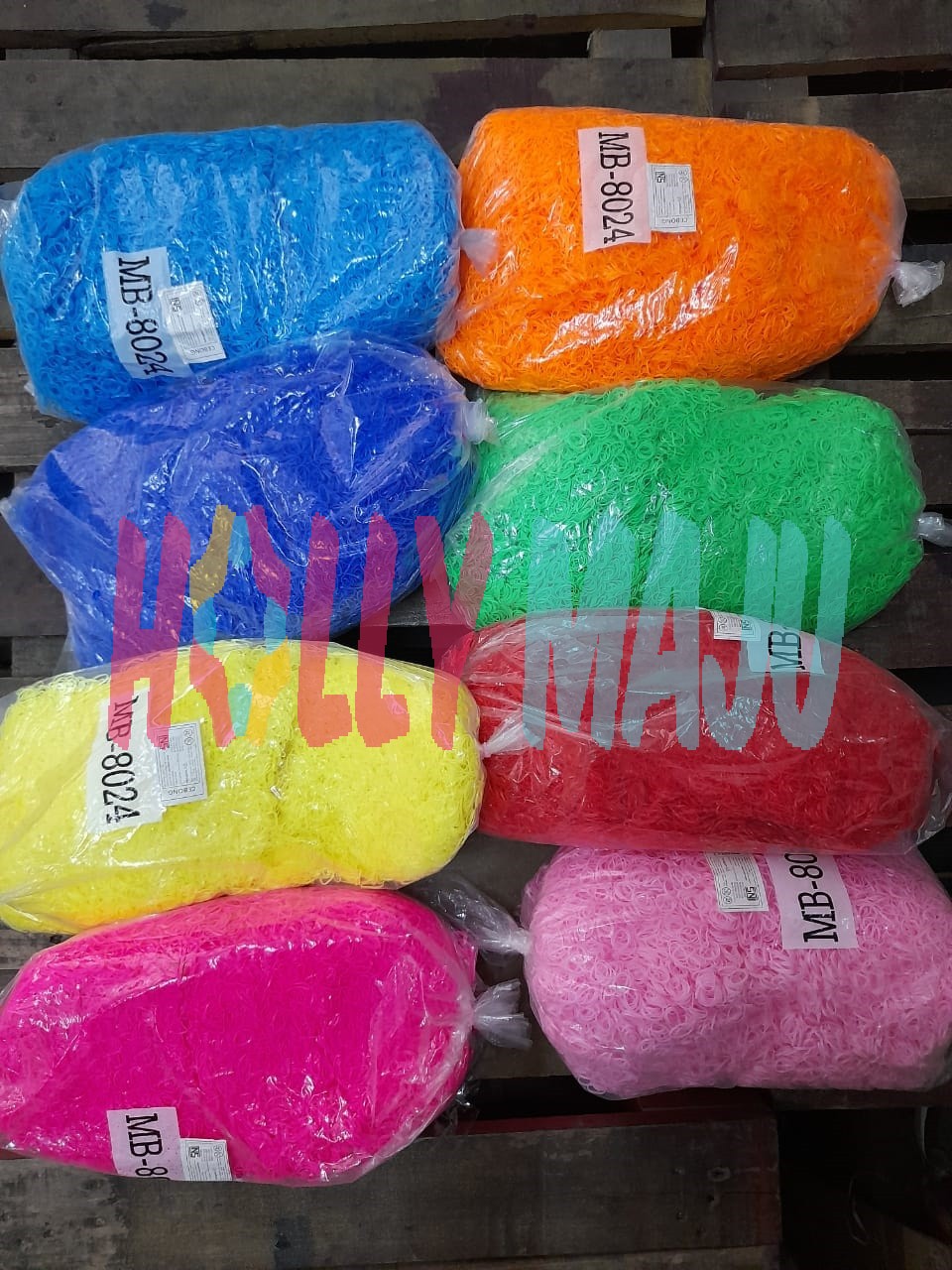 ACC RUBBER BAND 8024 BULK+MID PACK @25KG