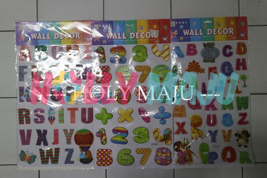 STI 3D PVC ALPHABETH 36*66 FFY @360PCS